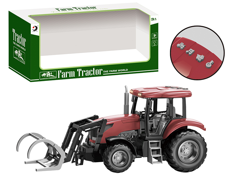 Friction Farm Tractor With Lights And Music