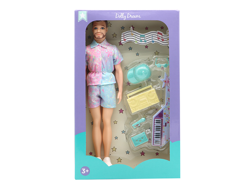 11.5-Inch Male Doll Guitar Series