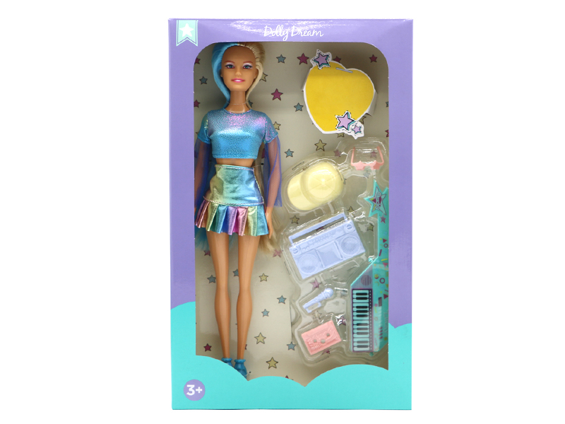 11.5-Inch Female Doll Guitar Series