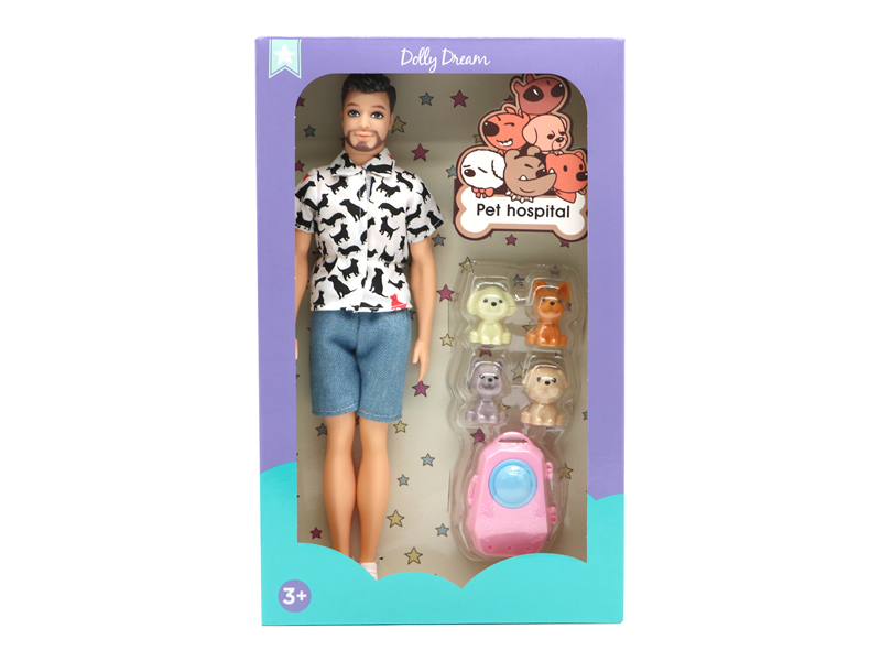 11.5-Inch Male Doll Pet Series