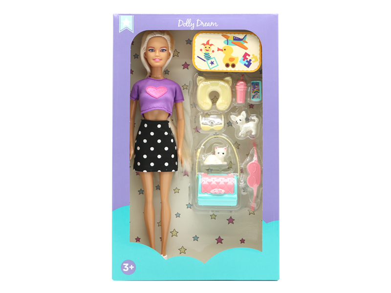 11.5-Inch Female Doll Pet Series
