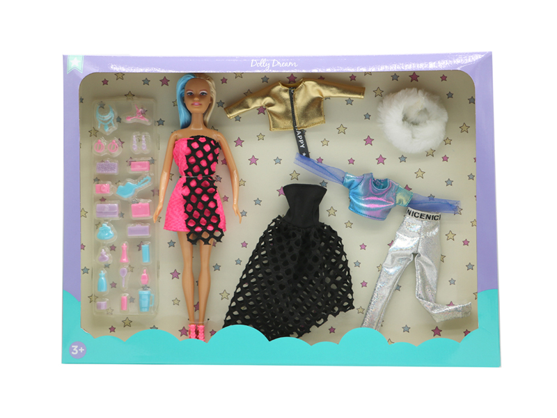 11.5-Inch Female Doll Dress Up Series