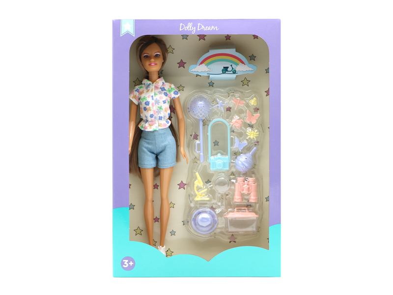 11.5-Inch Female Doll Bee Catching Series