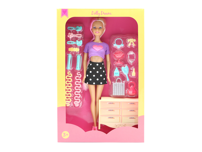 11.5-Inch Female Doll Hairdressing Series