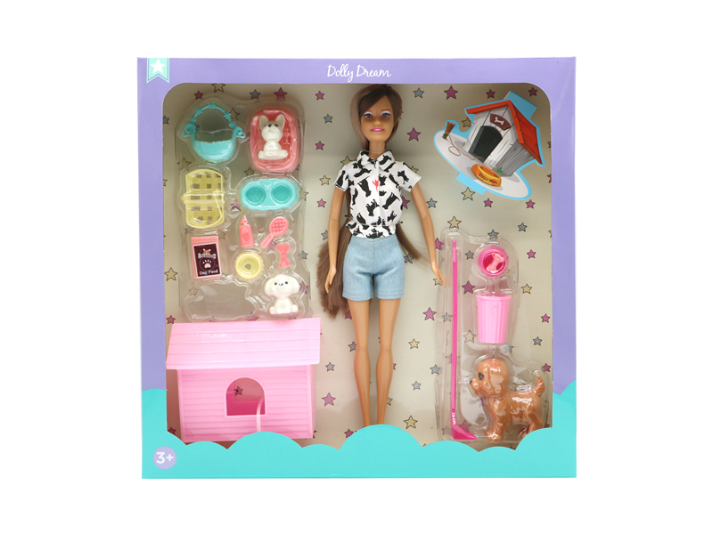 11.5-Inch Female Doll Pet Series