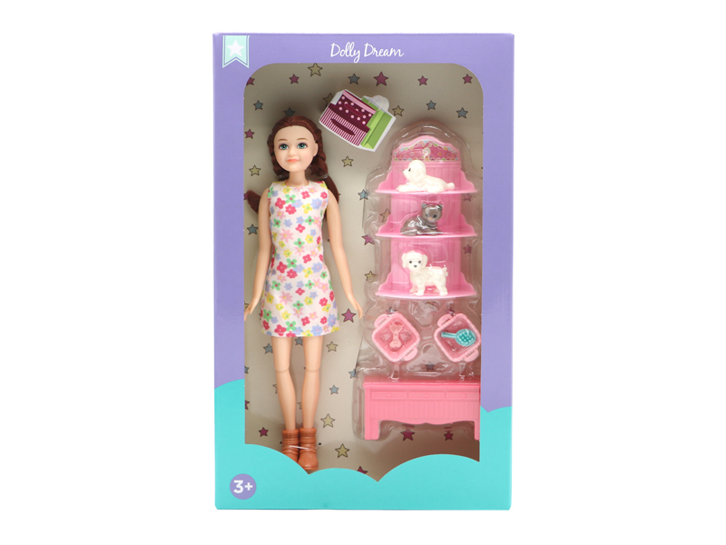 10-Inch Doll Pet Park Series