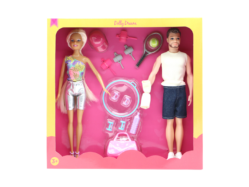 11.5-Inch Couple Doll Sports Series