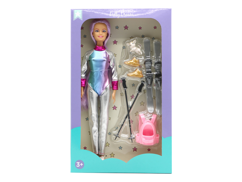 11.5-Inch Female Doll Ski Series