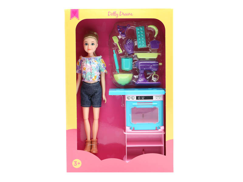 10-Inch Female Doll Cake Maker Series