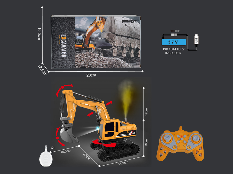 1:22 2.4G 11CH R/C Engineering Vehicle Series