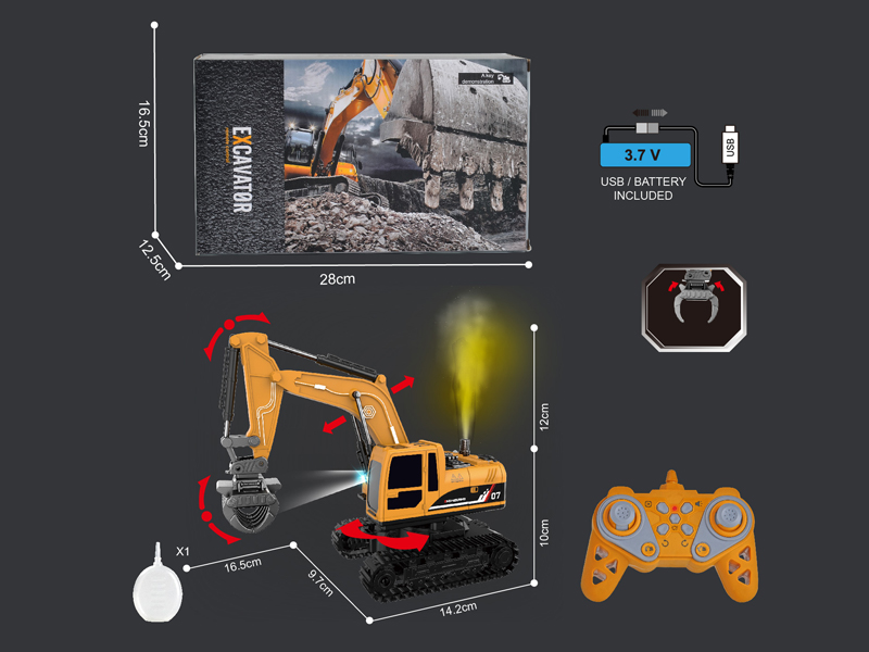 1:22 2.4G 11CH R/C Engineering Vehicle Series