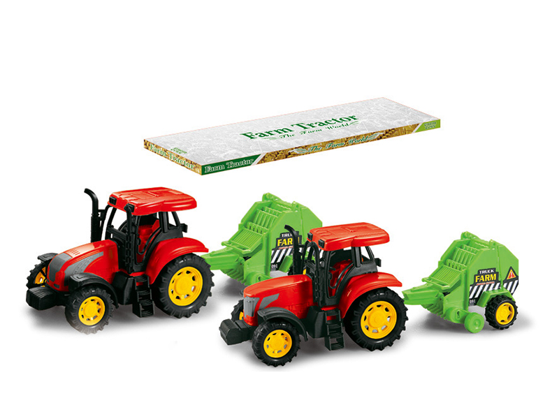 Friction Farm Tractor With Threshing Machine