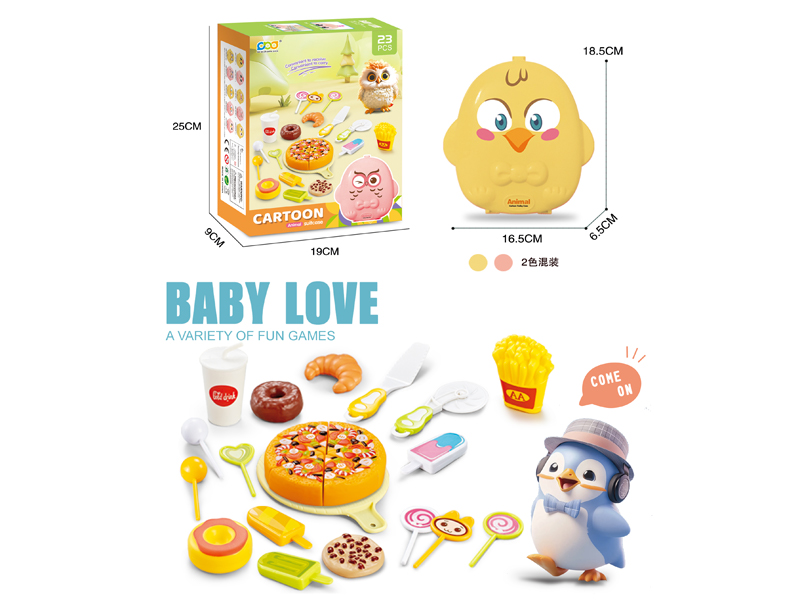 Bird Box Pizza Food Set