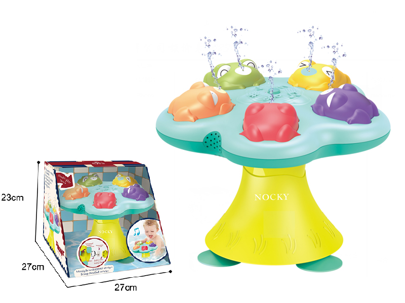 Frog Music Fountain Bath Toy
