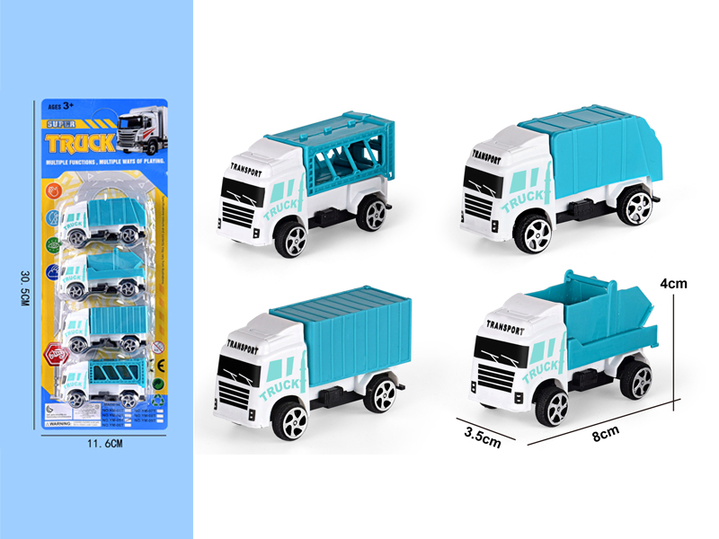 Slide Environmentally Friendly Vehicles 4PCS