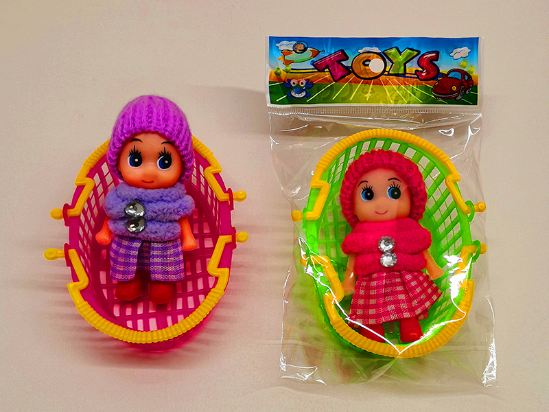 Doll + Cradle Toy(2PCS)