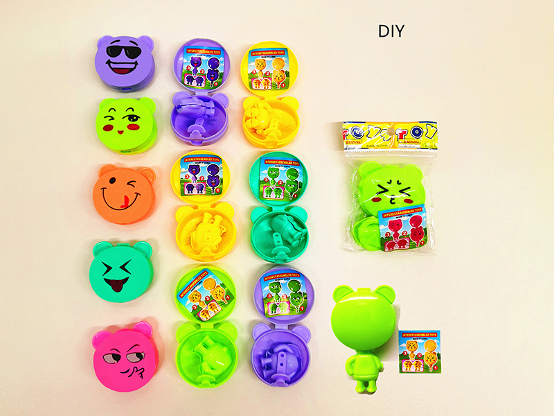 DIY Assembly Toy Expression Cat(3PCS)