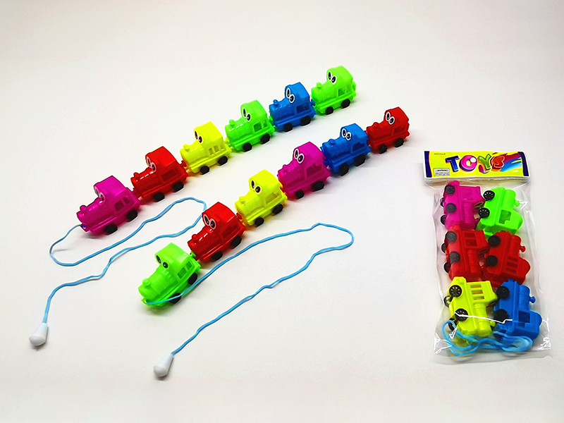 Train Pull Toys 6pcs