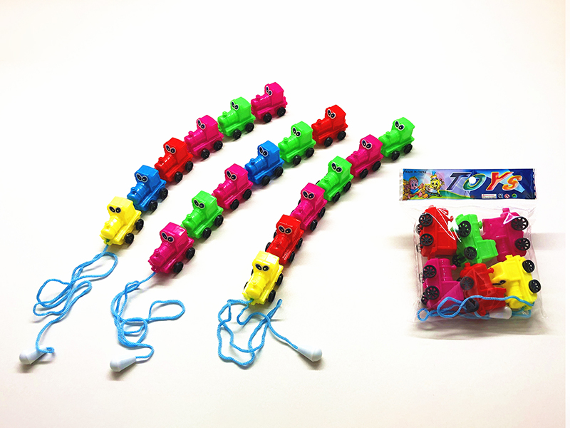 Train Pull Toys 6pcs