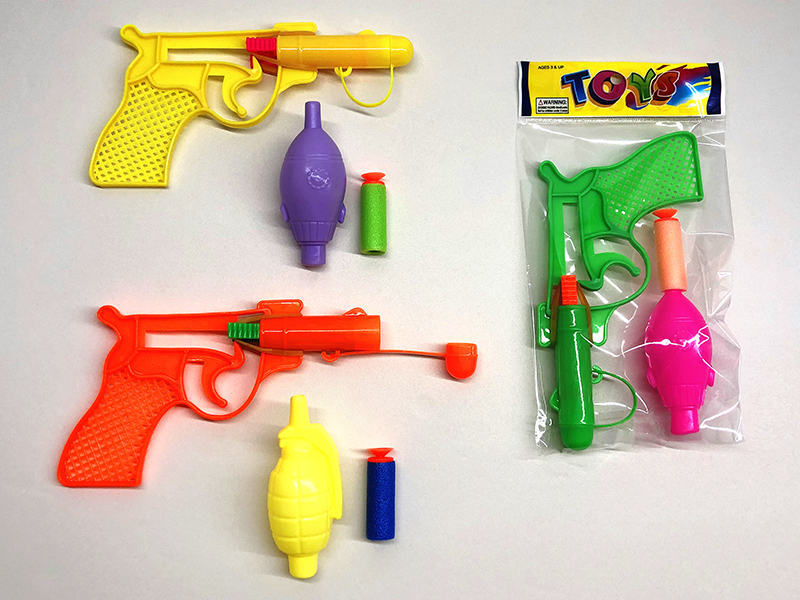 Rubber Band Gun + Soft Bullet Launcher