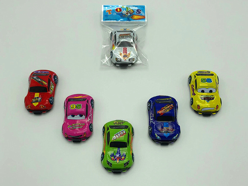 Pull Back PVC Racing Car