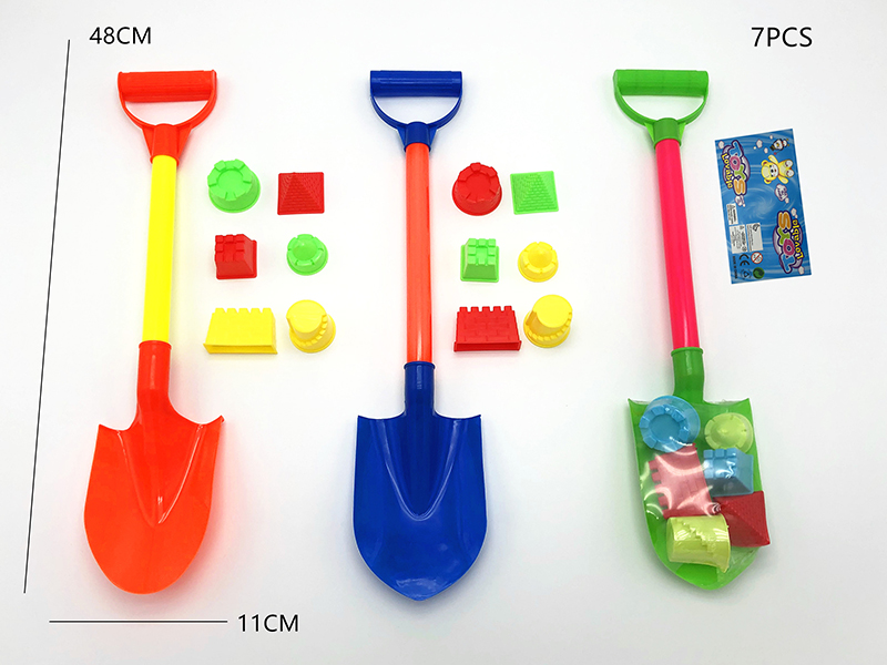 Sand Shovel Castle Sand Model 7pcs
