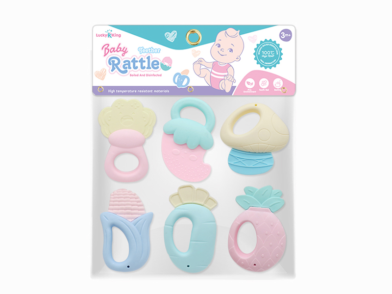 Baby Rattles(6PCS)(Can Be Boiled At High Temperature)