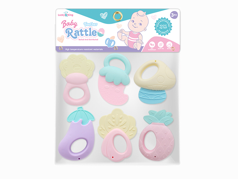 Baby Rattles(6PCS)(Can Be Boiled At High Temperature)