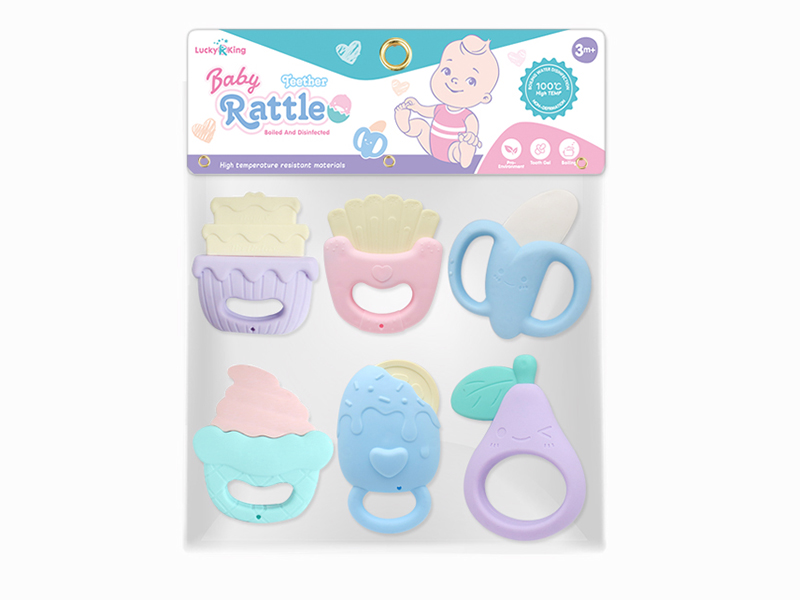 Baby Rattles(6PCS)(Can Be Boiled At High Temperature)