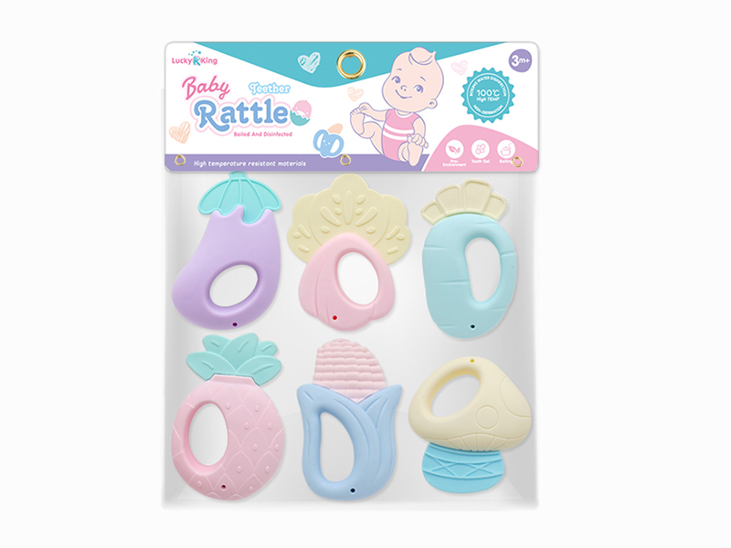 Baby Rattles(6PCS)(Can Be Boiled At High Temperature)