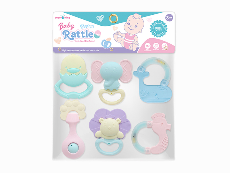 Baby Rattles(6PCS)(Can Be Boiled At High Temperature)