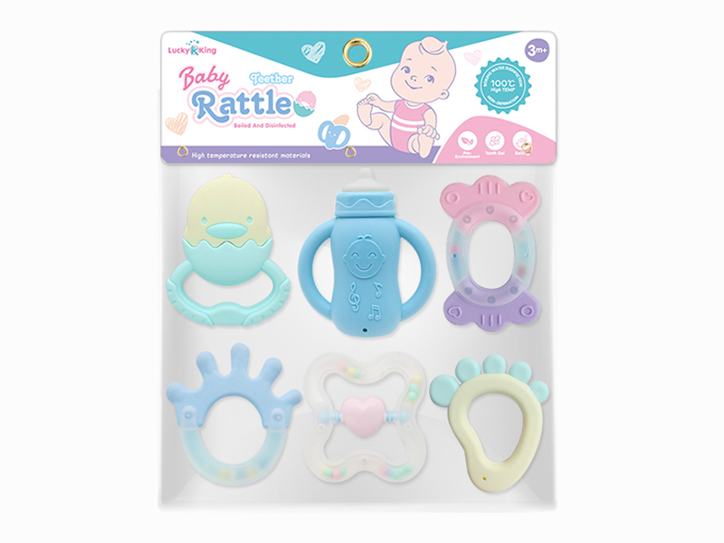 Baby Rattles(6PCS)(Can Be Boiled At High Temperature)
