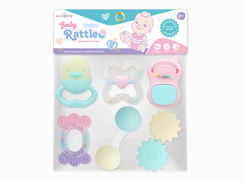 Baby Rattles(6PCS)(Can Be Boiled At High Temperature)