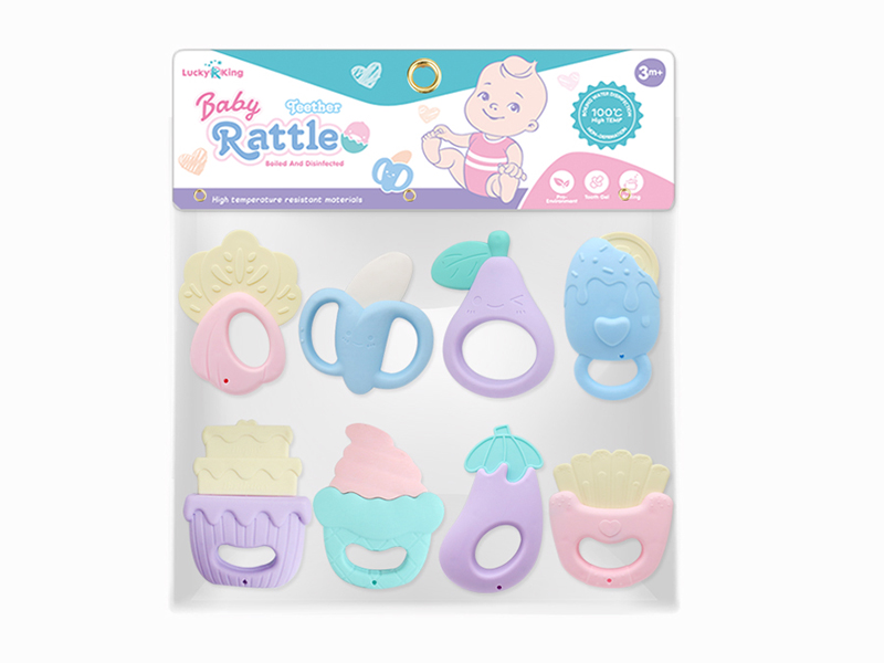 Baby Rattles(8PCS)(Can Be Boiled At High Temperature)