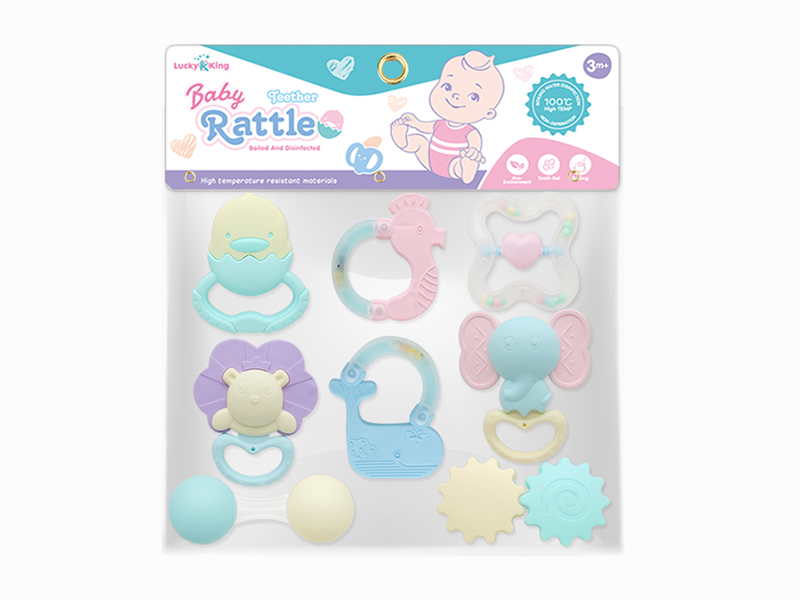 Baby Rattles(8PCS)(Can Be Boiled At High Temperature)