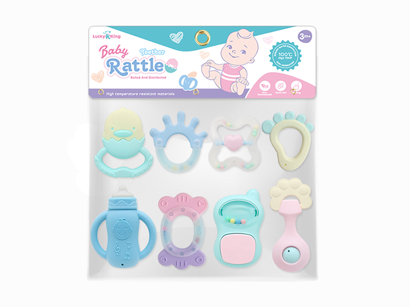 Baby Rattles(8PCS)(Can Be Boiled At High Temperature)