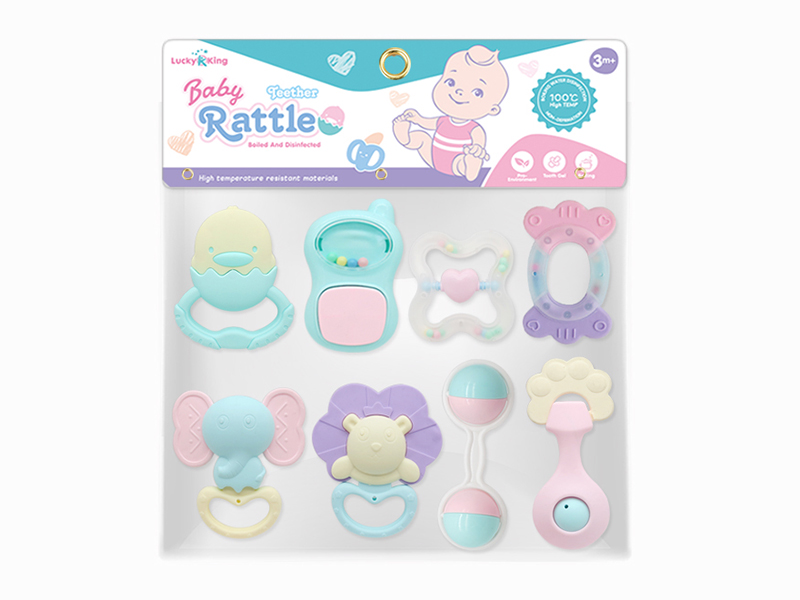 Baby Rattles(8PCS)(Can Be Boiled At High Temperature)