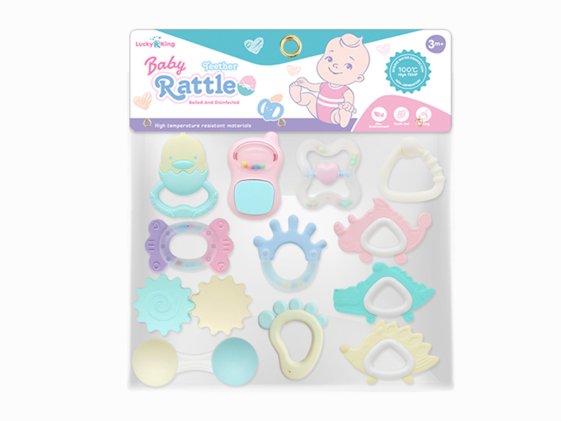Baby Rattles(12PCS)(Can Be Boiled At High Temperature)