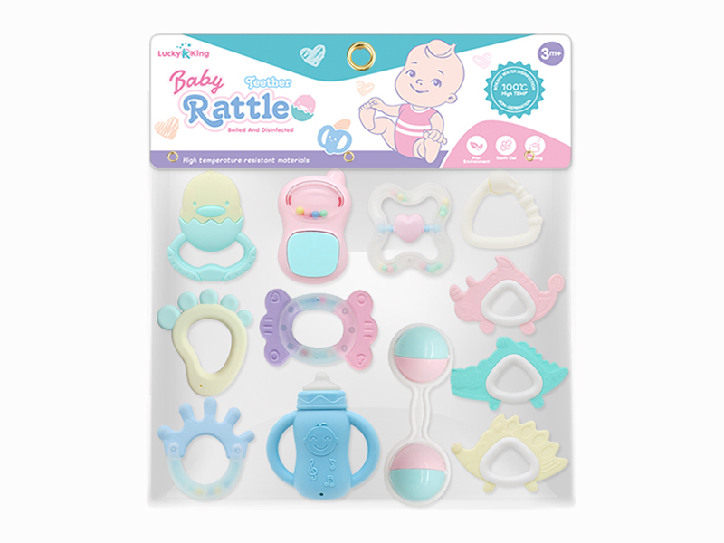 Baby Rattles(12PCS)(Can Be Boiled At High Temperature)