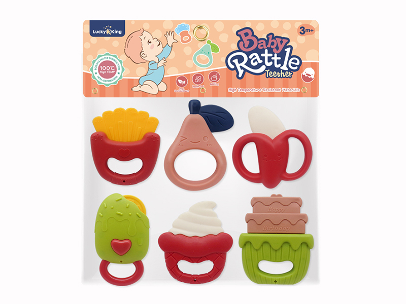 Baby Rattles(6PCS)(Can Be Boiled At High Temperature)
