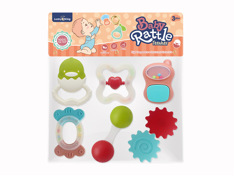 Baby Rattles(6PCS)(Can Be Boiled At High Temperature)