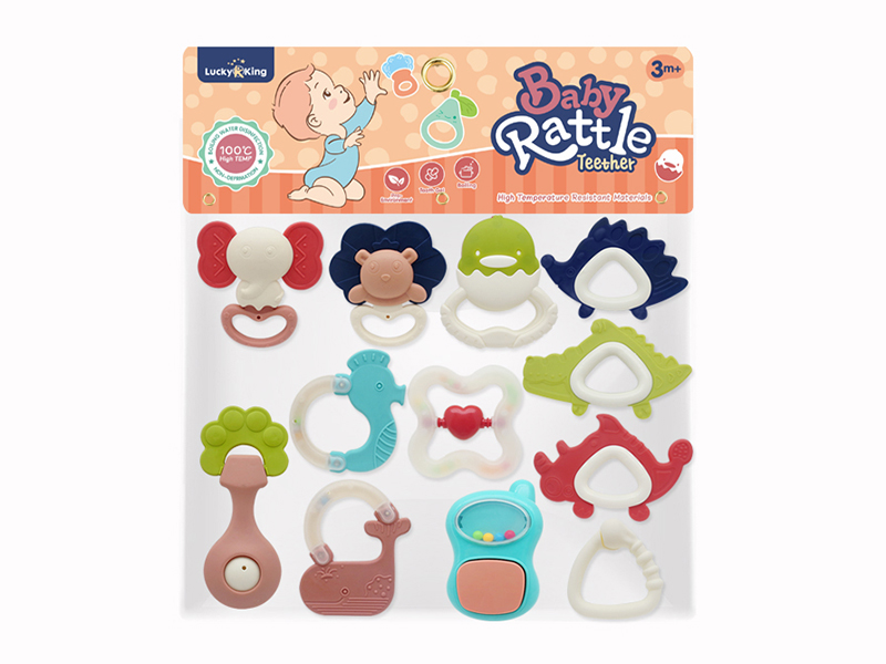 Baby Rattles(12PCS)(Can Be Boiled At High Temperature)