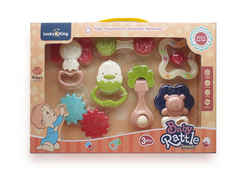 Baby Rattles(7PCS)(Can Be Boiled At High Temperature)