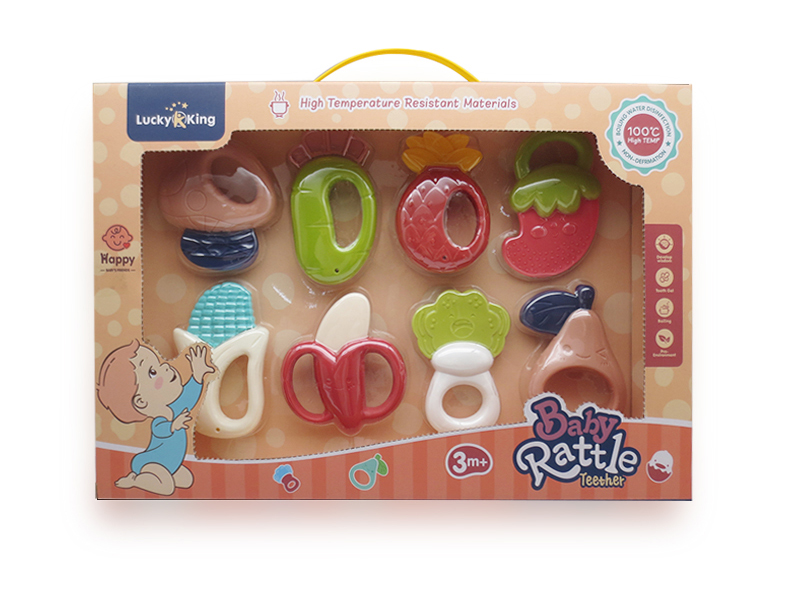 Baby Rattles(8PCS)(Can Be Boiled At High Temperature)