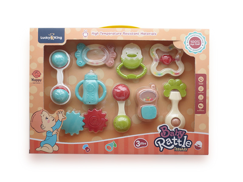 Baby Rattles(9PCS)(Can Be Boiled At High Temperature)