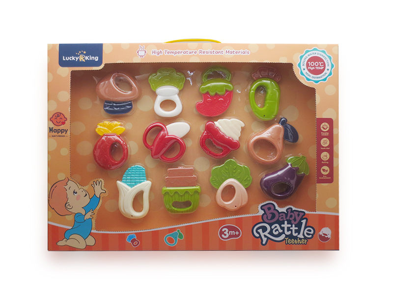 Baby Rattles(12PCS)(Can Be Boiled At High Temperature)