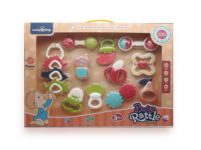 Baby Rattles(13PCS)(Can Be Boiled At High Temperature)