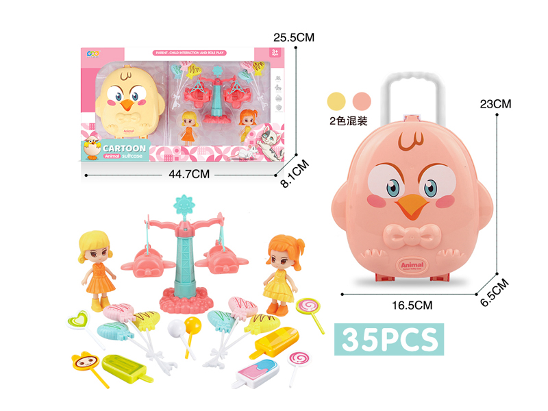 Candy Swinging Airplane Doll Bird Box