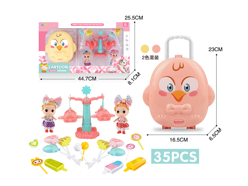 Candy Swinging Airplane Doll Bird Box