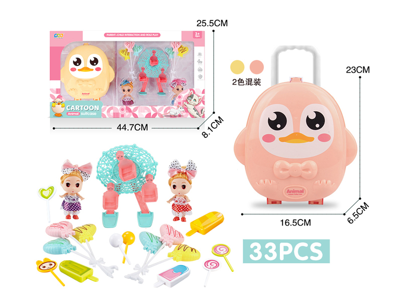 Candy Ferris Wheel Doll Penguin Box